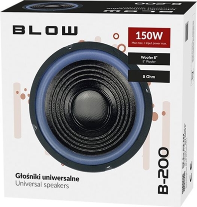 Attēls no Gonik samochodowy Blow samochodowy 150W 8Ohm B-200 8'' (30-552#)