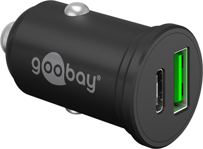 Picture of Goobay Dual-USB Car Fast Charger USB-C PD (Power Delivery), 45 W | 61739