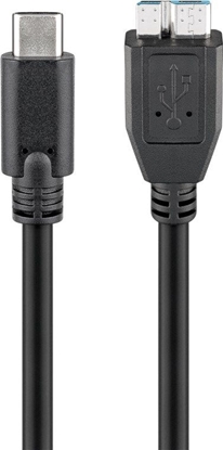 Picture of Goobay | Round cable | USB-C to micro-B 3.0 cable | 67995 | micro-B 3.0 | USB-C (male)