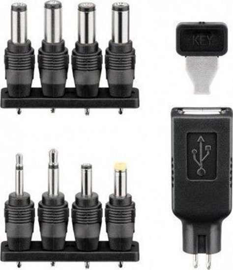 Picture of Goobay goobay Drehschalteradapter 1500 mA, Ladegerät schwarz, 3-12 Volt - 53997