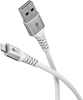 Picture of Goobay Lightning USB-A Supersoft Textile Cable with Metal Plugs, 1 m, white