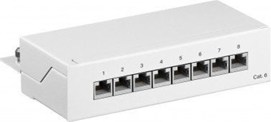 Изображение Goobay Patch panel biurkowy STP kat.6 8-portowy (62069)