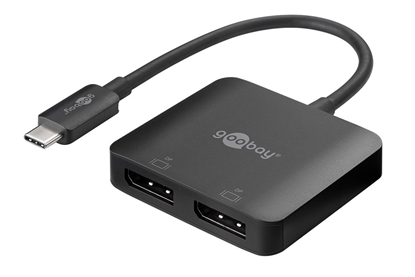 Picture of Goobay USB-C Adapter to 2x DisplayPort | 60171