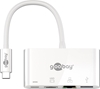 Picture of Goobay USB-C Multiport Adapter (HDMI + Ethernet, PD) 62105 White