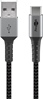 Изображение Goobay | USB-C to USB-A Textile Cable with Metal Plugs | 49296 | USB-C to USB-A