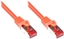 Picture of Good Connections RNS Patch Cable with Rastnasenschutz, Cat. 6, S/FTP, PiMF, PVC, 250MHz, 0,25m, orange, Good Connections (8060- 003O)
