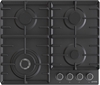 Picture of Gorenje | Hob | GW642AB | Gas | Number of burners/cooking zones 4 | Rotary knobs | Black