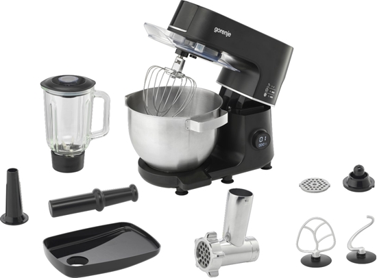Picture of GORENJE | Kitchen Machine | MMC1000SCB | 1000 W | Number of speeds 12 | Bowl capacity 6 L
