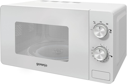 Attēls no Gorenje Microwave Oven | MO20E1W2 | Free standing | 20 L | 800 W | White