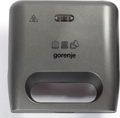 Изображение Gorenje | Sandwich maker | SM703GCG | 700 W | Number of plates 3 | Number of pastry 2 | Grey