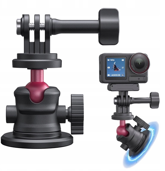 Picture of Gowica Szybkozczka Uchwyt Na Magnes Magnetyczna Gwint 1/4""+system Gopro / Sj-jbk-12