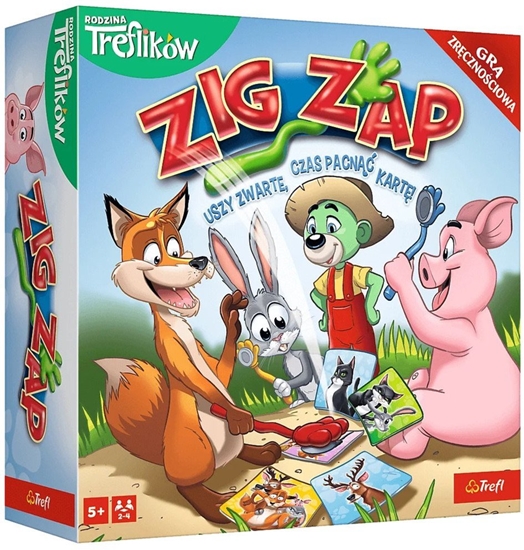 Picture of GRA - ZIG ZAP Rodzina Treflików Trefl 02821 Trefl Gry
