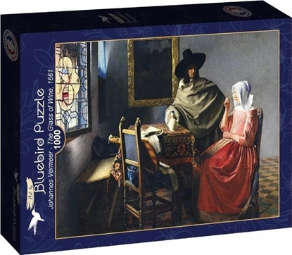 Изображение Graf-ika Puzzle 1000 Kieliszek wina, Vermeer