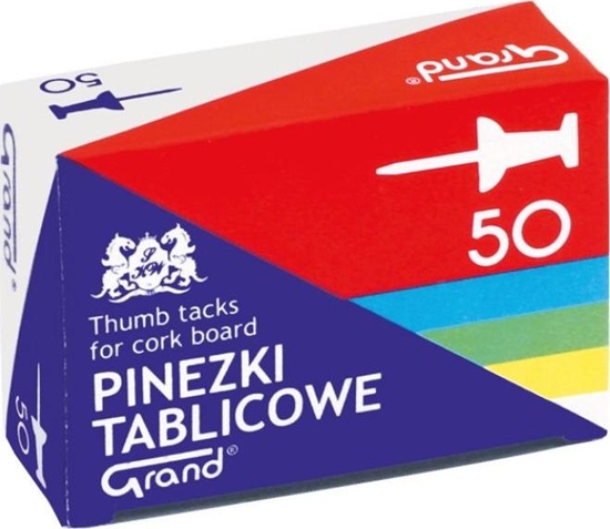 Picture of Grand Pinezki tablicowe 50szt GRAND