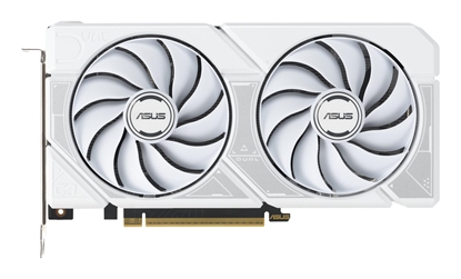Attēls no Graphics Card|ASUS|NVIDIA|GeForce RTX 5060 Ti|16 GB|GDDR7|128 bit|PCI Express 5.0|Active|DUAL-RTX5060TI-O16G-WHITE
