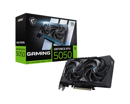 Picture of Graphics Card|MSI|NVIDIA|GeForce RTX 5050|8 GB|GDDR6|128 bit|PCI Express x16 5.0|Active|RTX50508GGAMINGOC