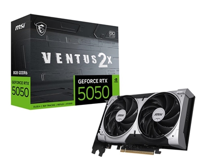 Picture of Graphics Card|MSI|NVIDIA|GeForce RTX 5050|8 GB|GDDR6|128 bit|PCI Express x16 5.0|Active|RTX50508GVENTUS2XOC