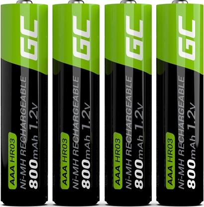 Attēls no Green Cell Akumulator AAA / R03 800mAh 4 szt.