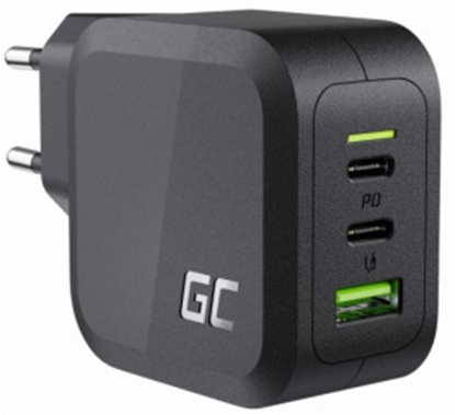 Изображение Green Cell GC PowerGaN 65W USB-C PD Charger for laptops, MacBook, Tablets, and Smartphones