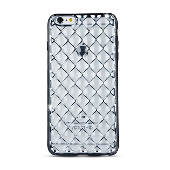 Picture of GreenGo Apple iPhone 7 Plus Grid case Silver