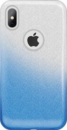 Picture of GreenGo Apple iPhone X/Xs Gradient Glitter 3in1 Case Blue