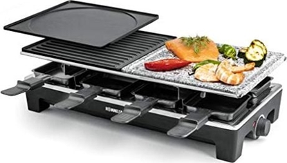 Picture of ROMMELSBACHER RCS 1350 raclette grill black/stainless steel |