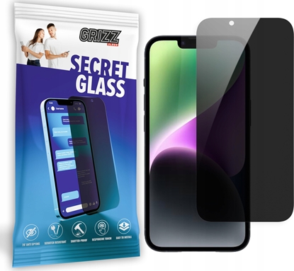 Изображение GrizzGlass Szko prywatyzujce GrizzGlass SecretGlass do Apple iPhone 15 Plus / 14 Plus