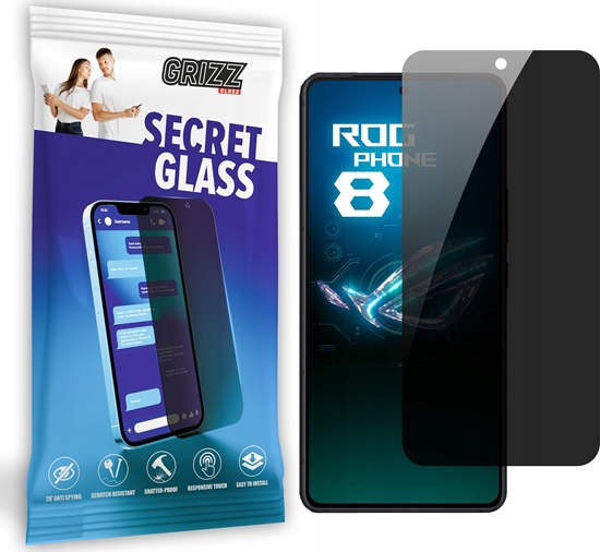 Изображение GrizzGlass Szko prywatyzujce GrizzGlass SecretGlass do Asus ROG Phone 8