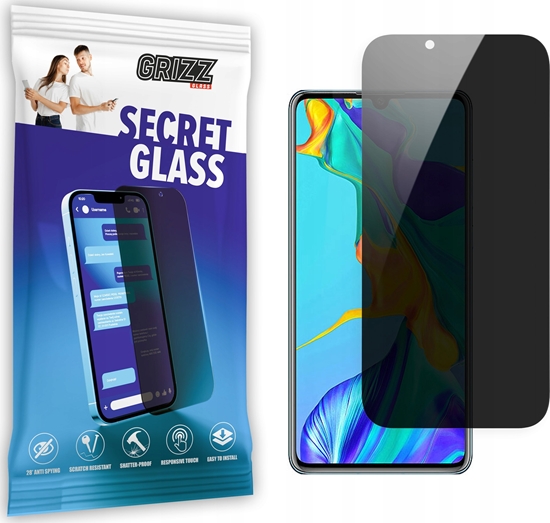 Изображение GrizzGlass Szko prywatyzujce GrizzGlass SecretGlass do Huawei P30 Lite