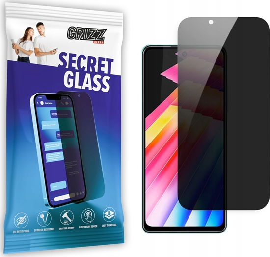 Изображение GrizzGlass Szko prywatyzujce GrizzGlass SecretGlass do Infinix Hot 30