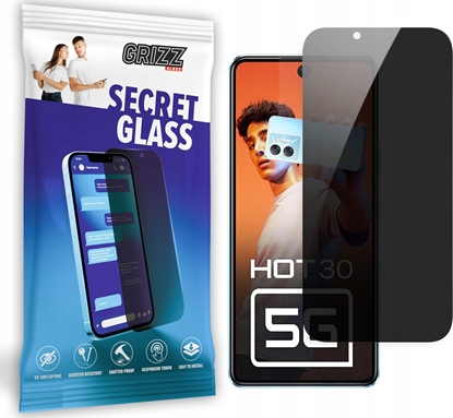 Изображение GrizzGlass Szko prywatyzujce GrizzGlass SecretGlass do Infinix Hot 30 5G