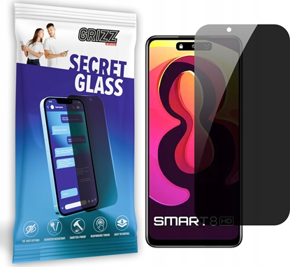 Изображение GrizzGlass Szko prywatyzujce GrizzGlass SecretGlass do Infinix Smart 8 HD