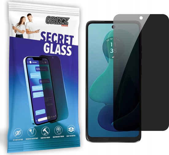 Изображение GrizzGlass Szko prywatyzujce GrizzGlass SecretGlass do Motorola Moto G 2024
