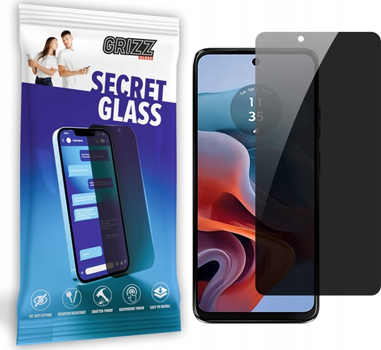 Изображение GrizzGlass Szko prywatyzujce GrizzGlass SecretGlass do Motorola Moto G34