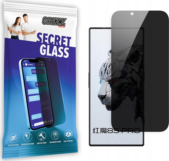 Изображение GrizzGlass Szko prywatyzujce GrizzGlass SecretGlass do Nubia Red Magic 8S Pro+