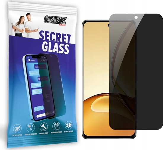 Изображение GrizzGlass Szko prywatyzujce GrizzGlass SecretGlass do Realme C63 5G