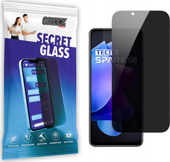 Изображение GrizzGlass Szko prywatyzujce GrizzGlass SecretGlass do Tecno Spark Go 2023
