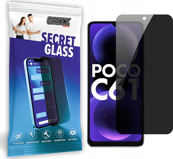 Изображение GrizzGlass Szko prywatyzujce GrizzGlass SecretGlass do Xiaomi POCO C61