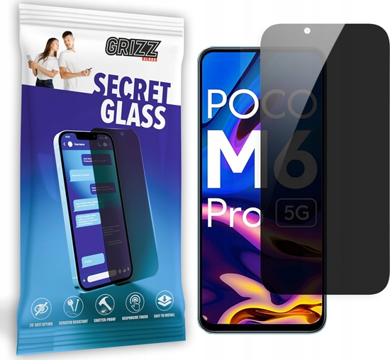 Изображение GrizzGlass Szko prywatyzujce GrizzGlass SecretGlass do Xiaomi POCO M6 Pro