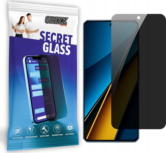 Изображение GrizzGlass Szko prywatyzujce GrizzGlass SecretGlass do Xiaomi Poco X6