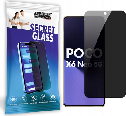 Изображение GrizzGlass Szko prywatyzujce GrizzGlass SecretGlass do Xiaomi Poco X6 Neo