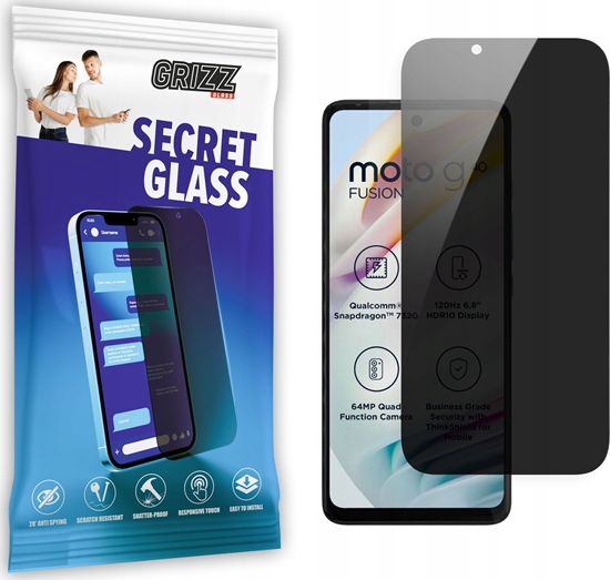 Изображение GrizzGlass Szko prywatyzujce GrizzGlass SecretGlass Motorola Moto G40 Fusion