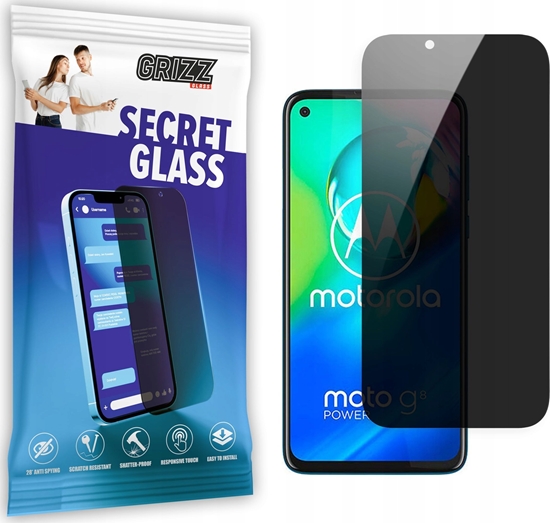 Изображение GrizzGlass Szko prywatyzujce GrizzGlass SecretGlass Motorola Moto G8 Power