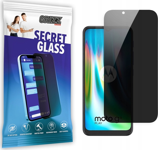 Изображение GrizzGlass Szko prywatyzujce GrizzGlass SecretGlass Motorola Moto G9 Play