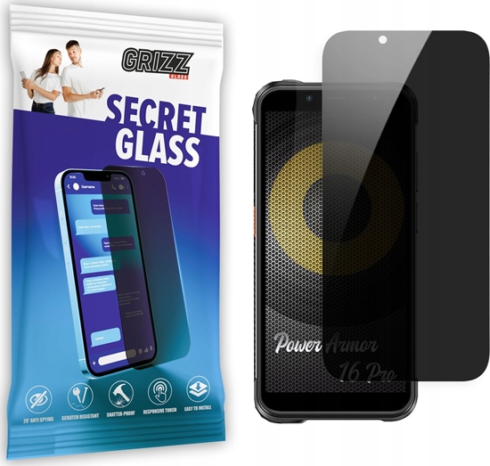 Изображение GrizzGlass Szko prywatyzujce GrizzGlass SecretGlass Ulefone Power Armor 16 Pro