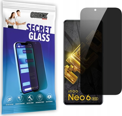 Attēls no GrizzGlass Szko prywatyzujce GrizzGlass SecretGlass Vivo IQOO Neo 6