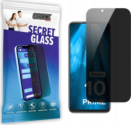 Изображение GrizzGlass Szko prywatyzujce GrizzGlass SecretGlass Xiaomi Redmi 10 Prime 2022