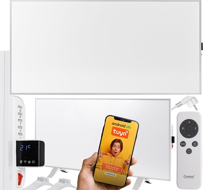 Изображение Grzejnik Cronos Panel grzewczy IR CRONOS Synthelith PRO CRP-770TWP Grey