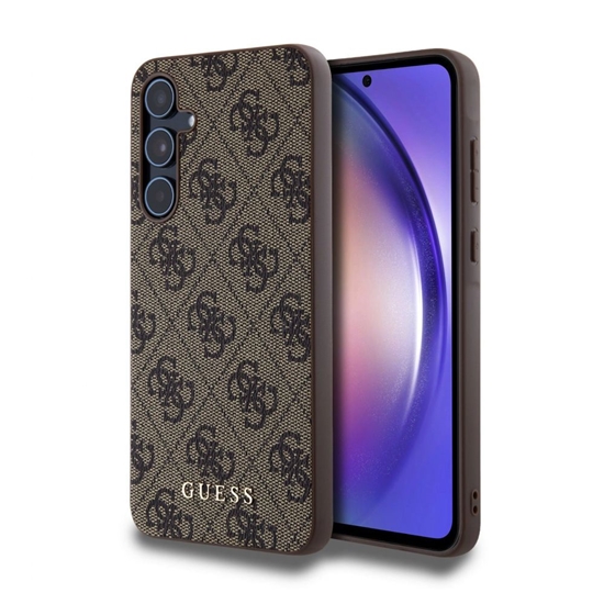 Picture of Guess - Guess 4G Case for Samsung Galaxy A55 5G Brown