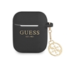 Изображение Guess - Guess 4G Charm Silicone Case for AirPods 1/2 Black